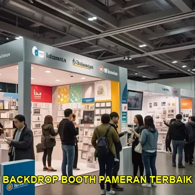 backdrop booth pameran terbaik